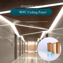China factory Waterproof 40x25mm WPC Ceiling for indoor use